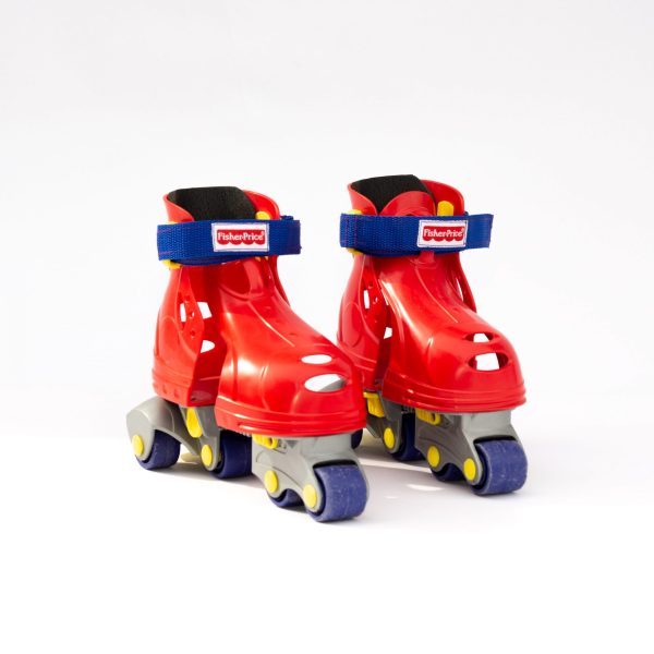 Fisher Price 1 2 3 Adjustable Over the Shoe Roller Skates