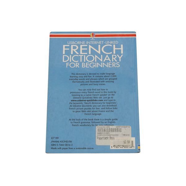 USBORNE INTERNET-LINKED FRENCH DICTIONARY FOR BEGINNERS - Image 2