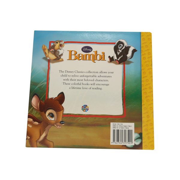 Disney Bambi Paperback Picture Book 2012 Phidal Publishing - Image 2